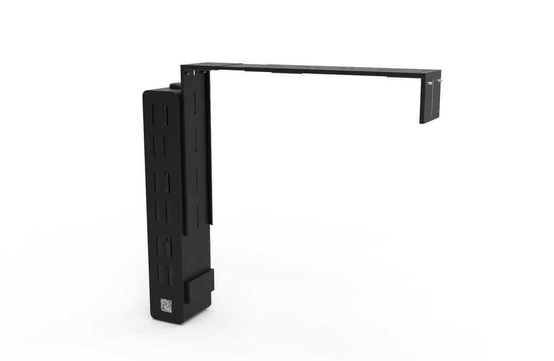 CV8 rear mounting rails and bracket view